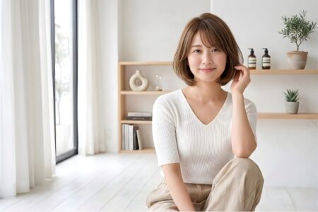 丸顔さんに似合う小顔ヘアスタイル3選｜ショート・ボブで失敗しないコツ